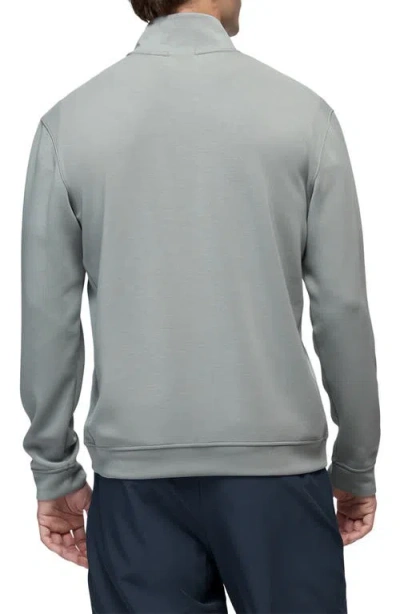 Prana Shea Soft Quarter Zip Pullover In Gray