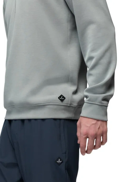 Prana Shea Soft Quarter Zip Pullover In Gray