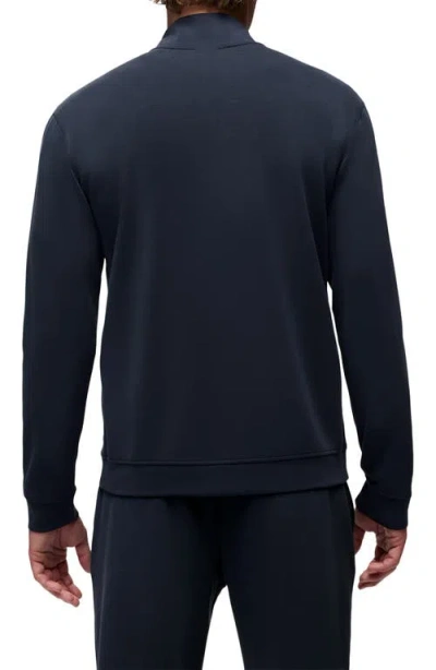 Prana Shea Soft Quarter Zip Pullover In Blue