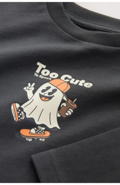 Next Halloween Ghost T-shirt In Black