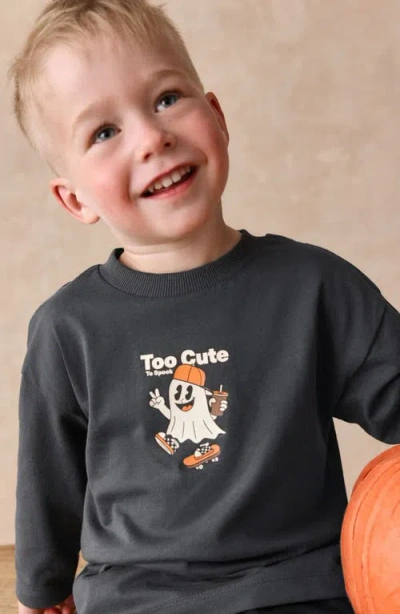 Next Halloween Ghost T-shirt In Black