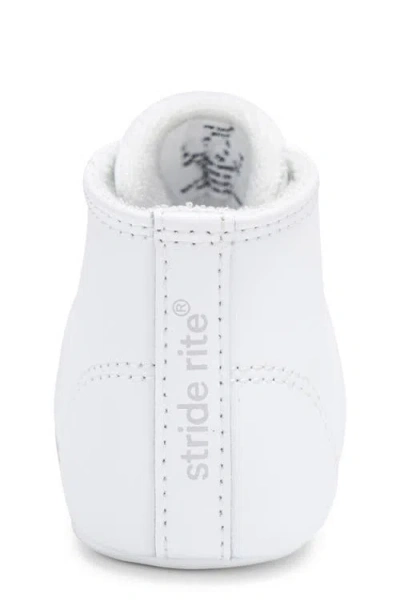 Stride Rite Kids' Dandy Leather Bootie In White