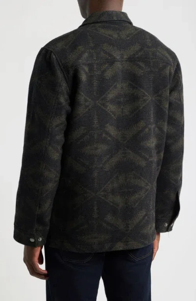 Pendleton Wool Field Jacket In Black