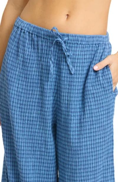 Billabong Wanderer Twilight Dreamer Drawstring Pants In Blue