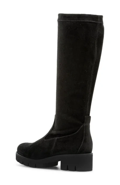 Gabor Vera Leather Knee High Boot In Black