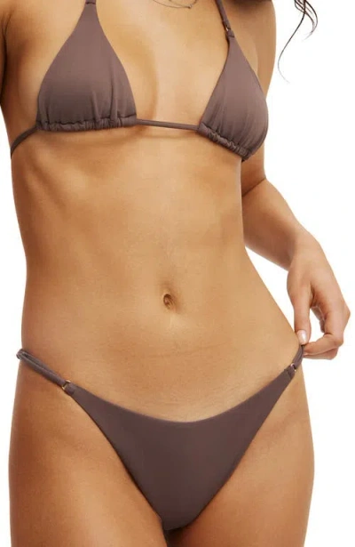 Cotton On Body Micro String Thong Bikini Bottom In Pink