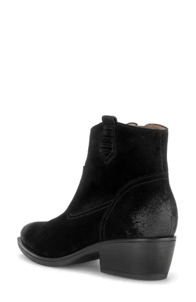 Gabor Skye Leather Bootie In Black