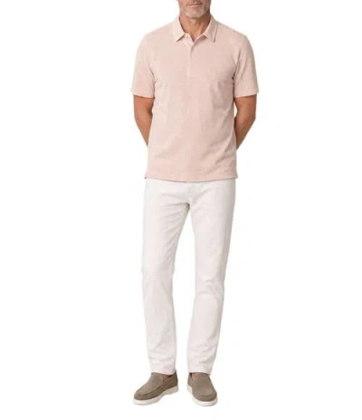 Robert Talbott Walker Short Sleeve Polo In Pink