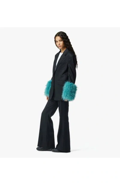 Mcm Flared Pants In Black