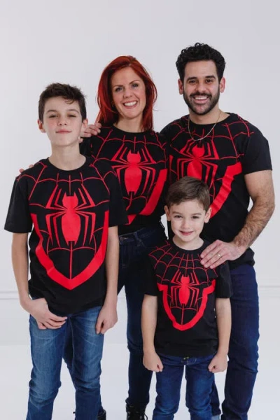 Marvel Spider-man Short Sleeve T-shirt In Black