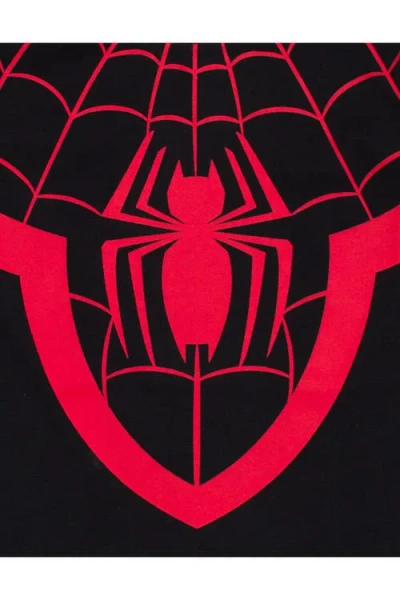 Marvel Spider-man Short Sleeve T-shirt In Black