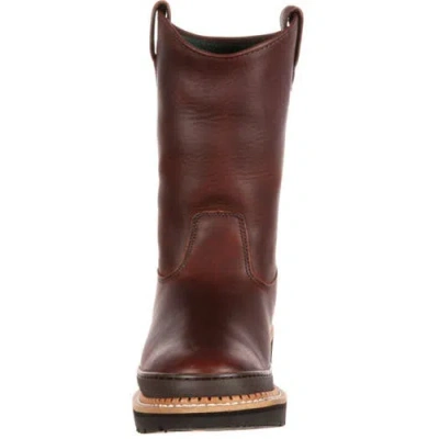 Georgia Boot Padded Pullon Work Boot In Gold