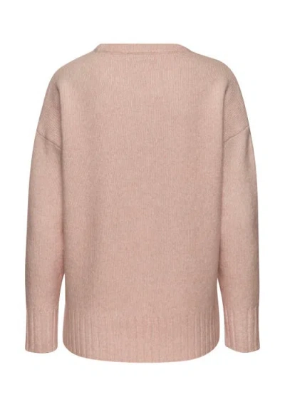 Lascana Oversized Basic Sweater In Pink