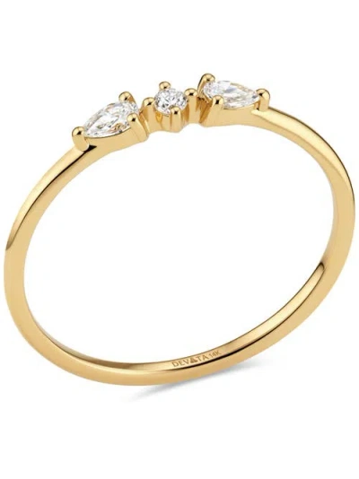 Devata Trio Lab Grown Diamond Ring In Gold