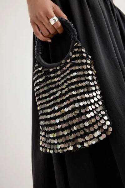 Merlette Maris Shell Bag In Black