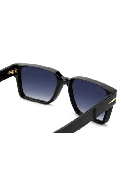 David Beckham Eyewear Db 7162/s 56mm Rectangular Sunglasses In Blue
