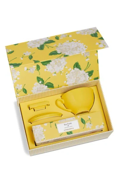 Tea Forte Tea Forté Hydrangea Gift Set In Yellow