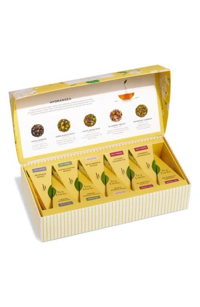 Tea Forte Tea Forté Hydrangea Gift Set In Yellow