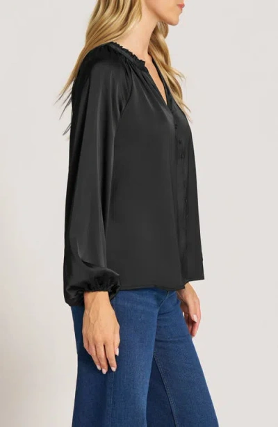 Matty M . Lottie Long Sleeve Top In Multi