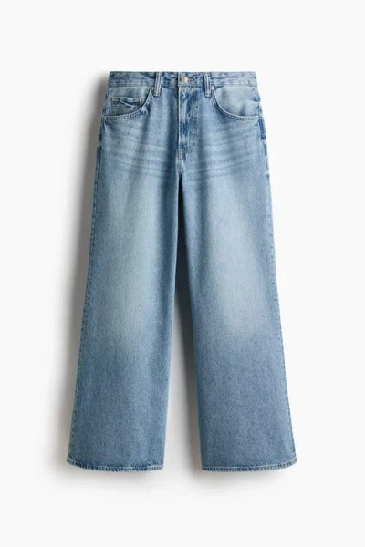 H&m Loose Bootcut Jeans In Multi