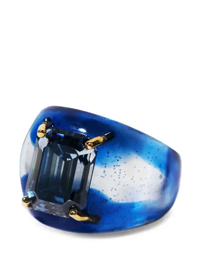 Solo For Diamonds Diamond-embellished Ring In Multi