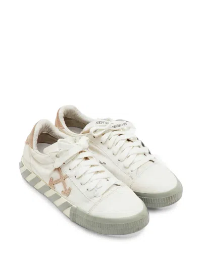 Pre-owned Off-white Vulcanized Low-top Sneakers In White