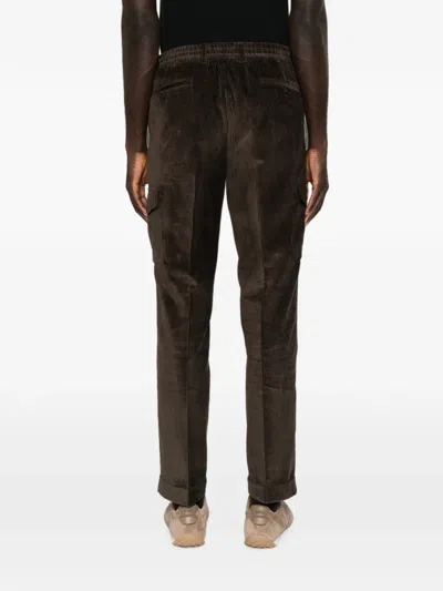 Gran Sasso Corduroy Drawstring Cargo Pants In Multi