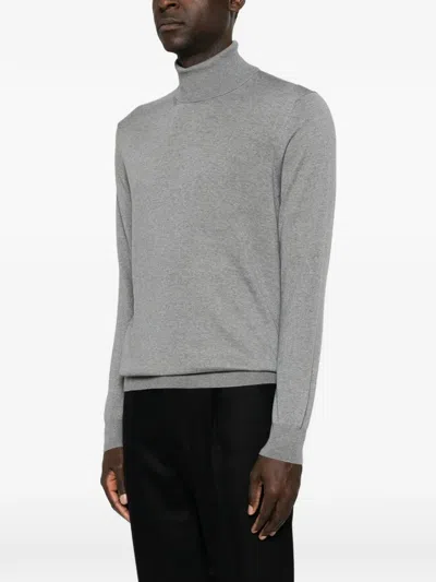 Gran Sasso Roll-neck Wool Sweater In Multi