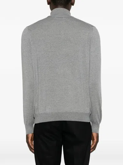 Gran Sasso Roll-neck Wool Sweater In Multi