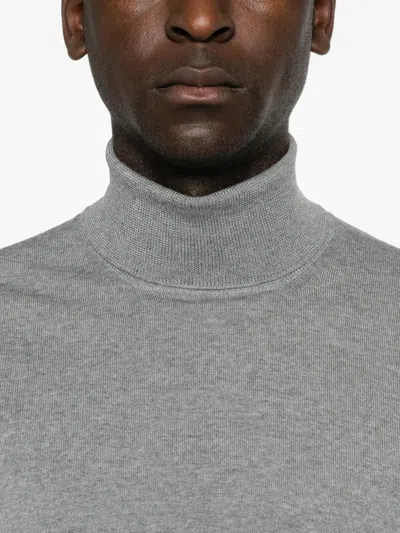 Gran Sasso Roll-neck Wool Sweater In Multi