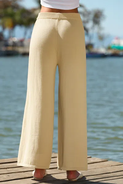 Cupshe About It Beige Pants In Yellow