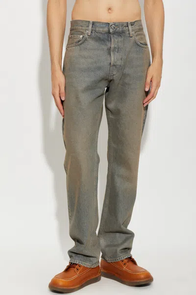 Haikure Belt-loop Jeans In Blue