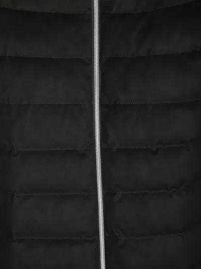 Herno High-neck Down Jacket In Black