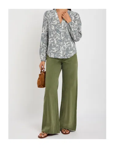 Veronica Beard Farah Printed Silk-blend Blouse In Multi-color