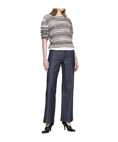 A.p.c. Striped Sweater In Multi