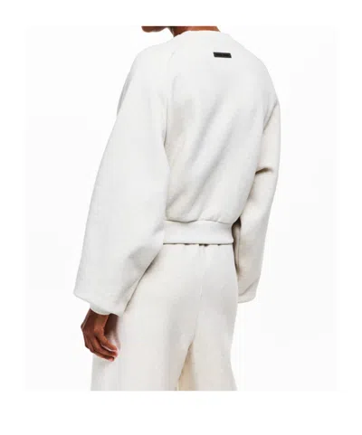 Essentials Logo Sweatshirt In Neutral