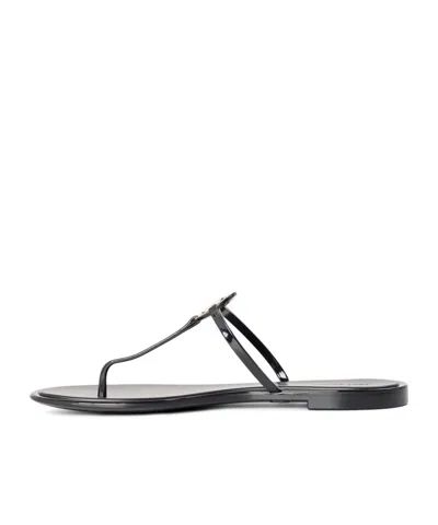Tory Burch Logo Flip-flops In Multi