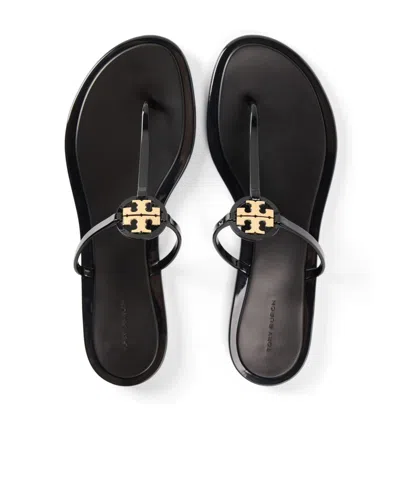 Tory Burch Logo Flip-flops In Multi