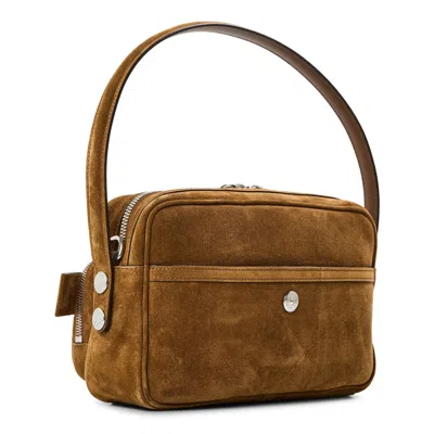 Acne Studios Shoulder Bag Woman Color Beige In Brown