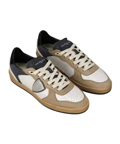 Philippe Model Lace-up Low-top Sneakers In Multi