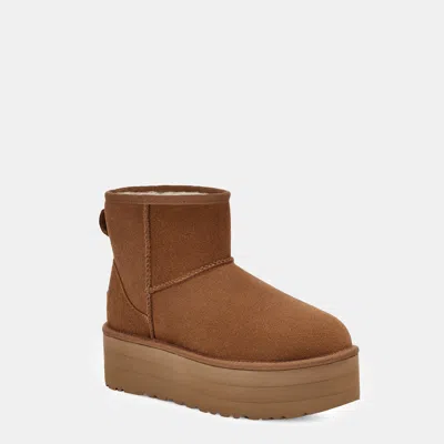Ugg Classic Mini Platform Boots In Brown