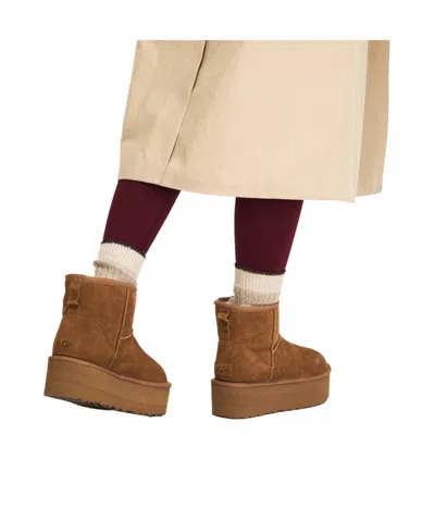 Ugg Classic Mini Platform Boots In Brown