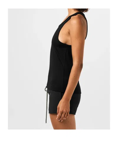 Essentials Logo Patch Vest In Black