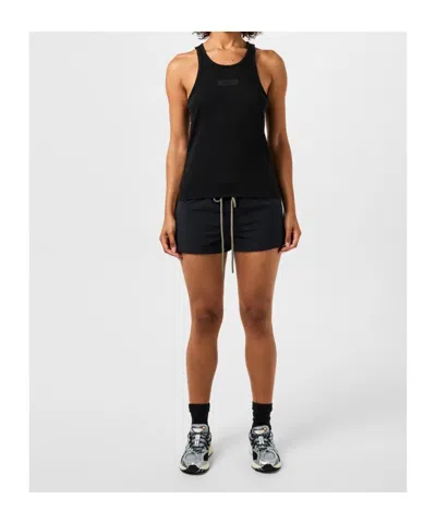 Essentials Logo Patch Vest In Black