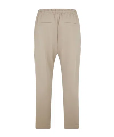 Represent Stripe Track Pants In White