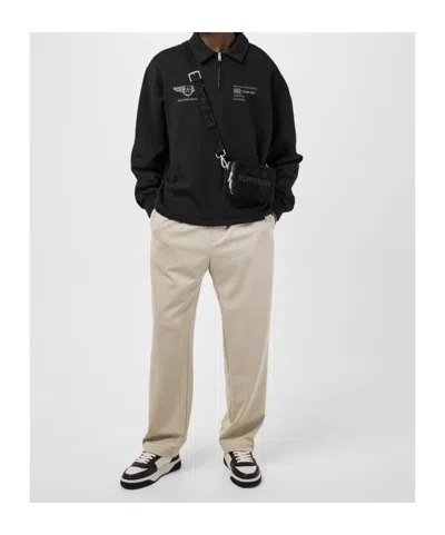 Represent Stripe Track Pants In White