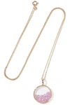 AURELIE BIDERMANN Baby Chivor 18-karat gold sapphire necklace