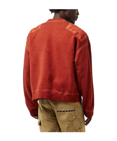 Dsquared2 Man Sweatshirt Rust Size M Cotton In Brown