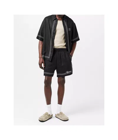 Represent Men's Rep Border Patterned Shirt In Black