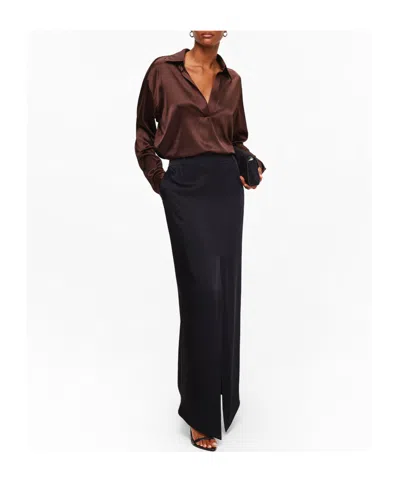 Tom Ford Solid Color Shirt In Brown